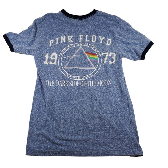 Pink Floyd Tops - Pink Floyd The Dark Side of the Moon Graphic T Shirt Blue Size S